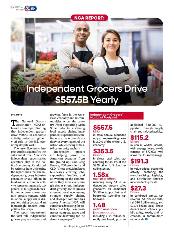 Abasto Magazine - July/August 2026 english - Page 56