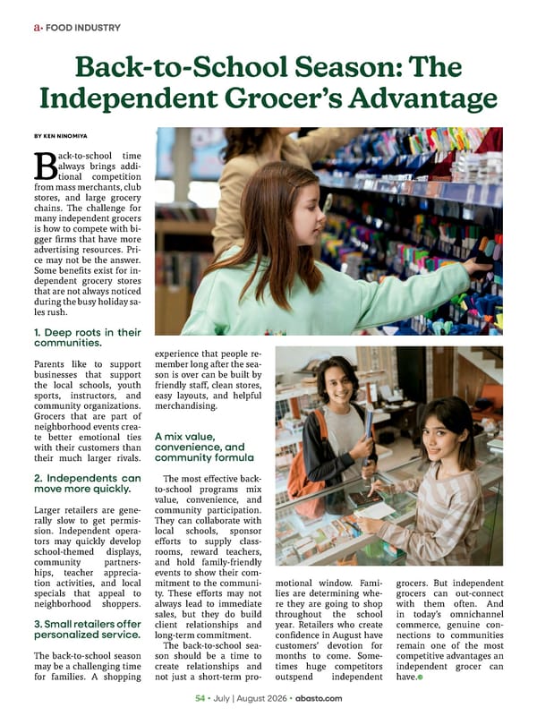 Abasto Magazine - July/August 2026 english - Page 70