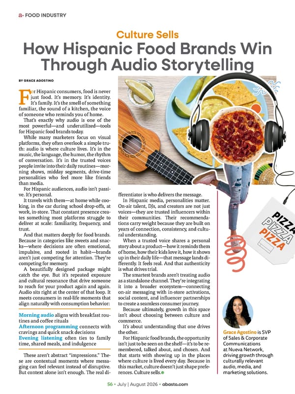 Abasto Magazine - July/August 2026 english - Page 72