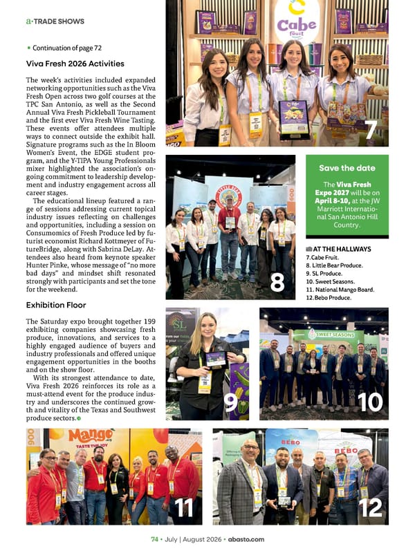 Abasto Magazine - July/August 2026 english - Page 90