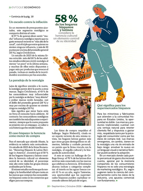 Abasto Magazine Septiembre / Octubre 2026 - Page 20
