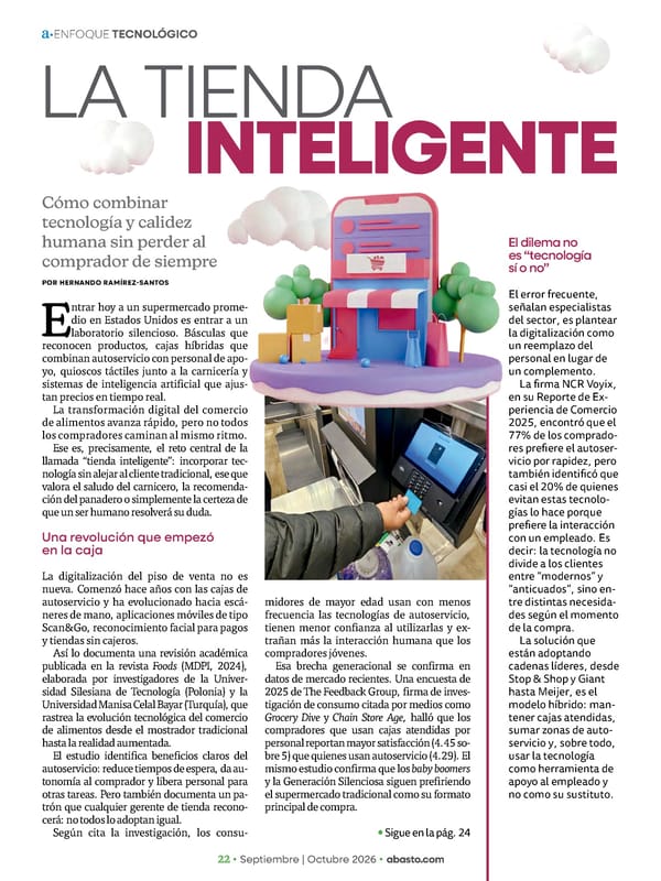 Abasto Magazine Septiembre / Octubre 2026 - Page 22