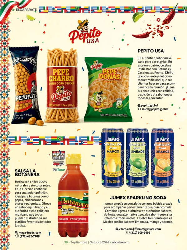 Abasto Magazine Septiembre / Octubre 2026 - Page 30