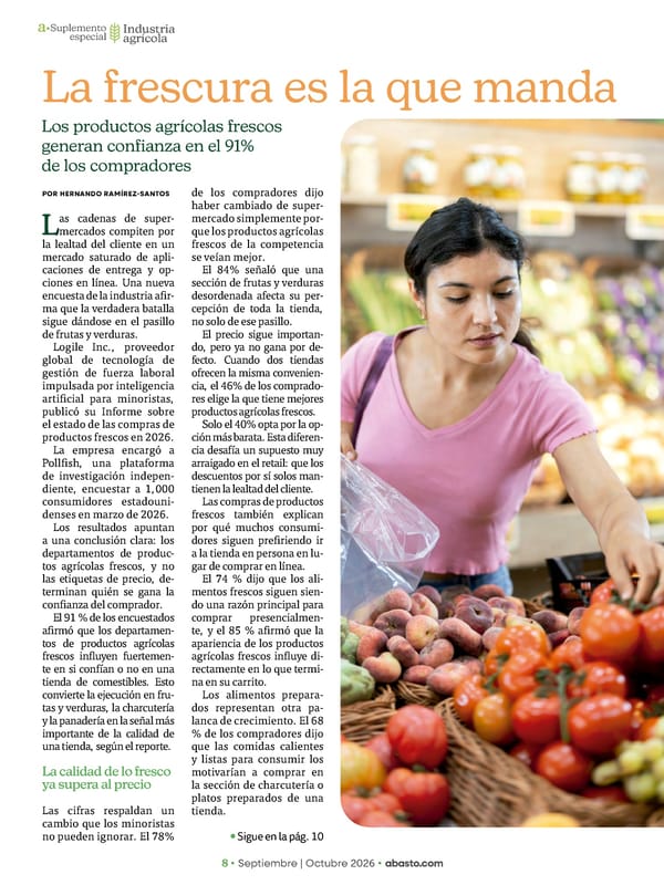 Abasto Magazine Septiembre / Octubre 2026 - Page 42
