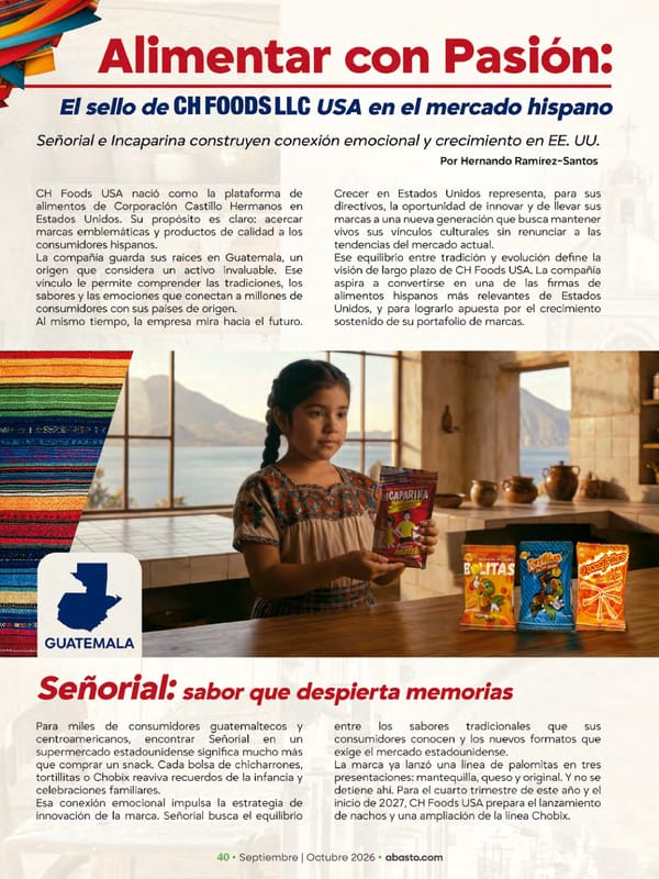 Abasto Magazine Septiembre / Octubre 2026 - Page 56
