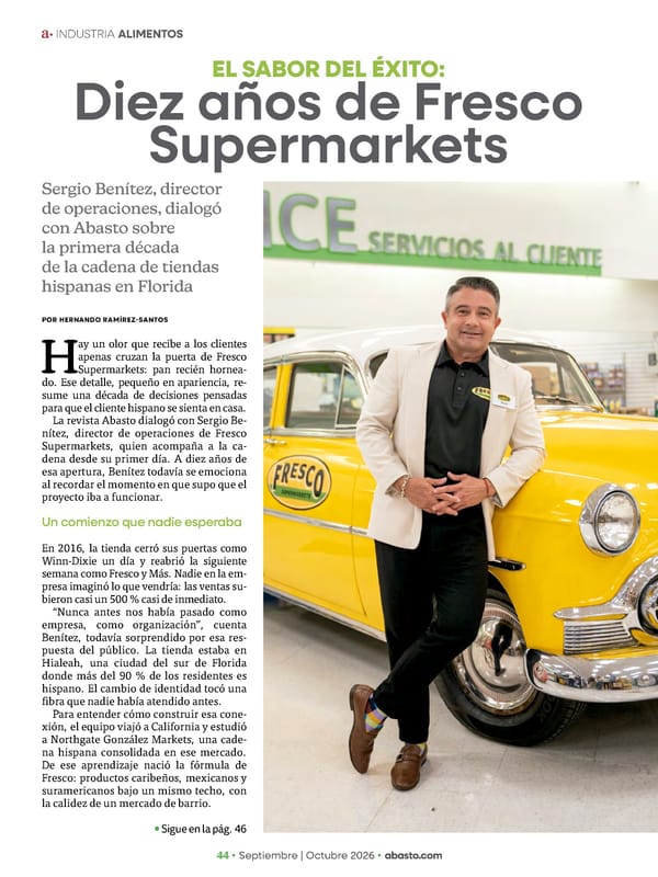 Abasto Magazine Septiembre / Octubre 2026 - Page 60