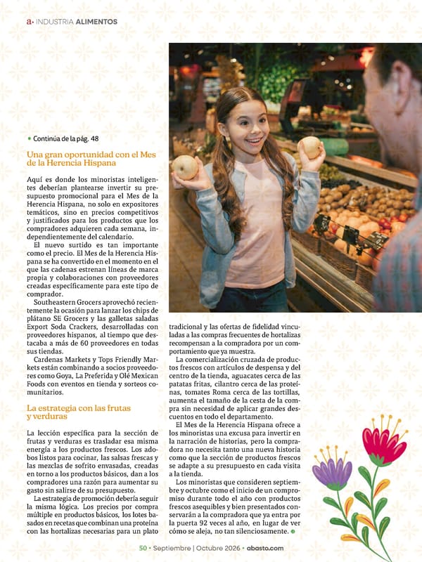 Abasto Magazine Septiembre / Octubre 2026 - Page 66
