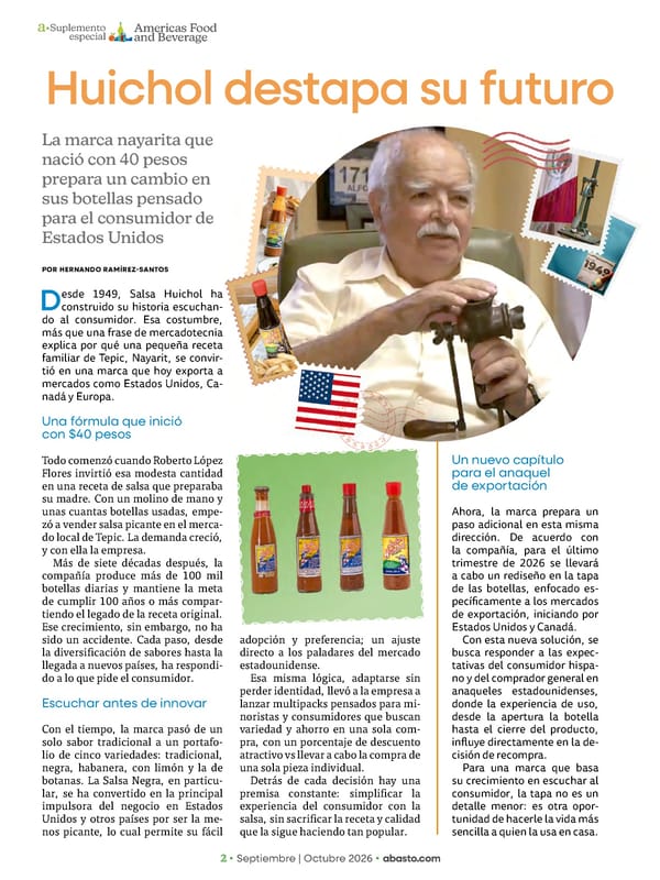 Abasto Magazine Septiembre / Octubre 2026 - Page 68