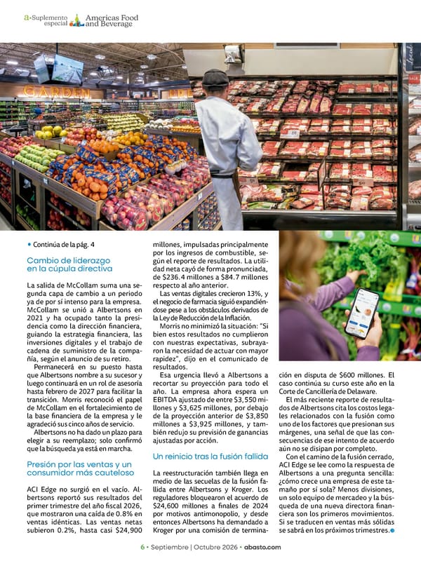 Abasto Magazine Septiembre / Octubre 2026 - Page 72