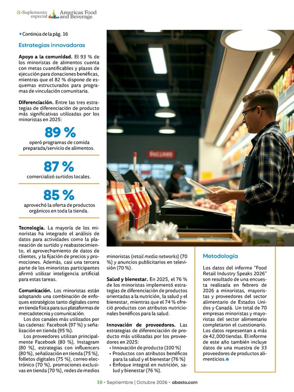 Abasto Magazine Septiembre / Octubre 2026 - Page 84