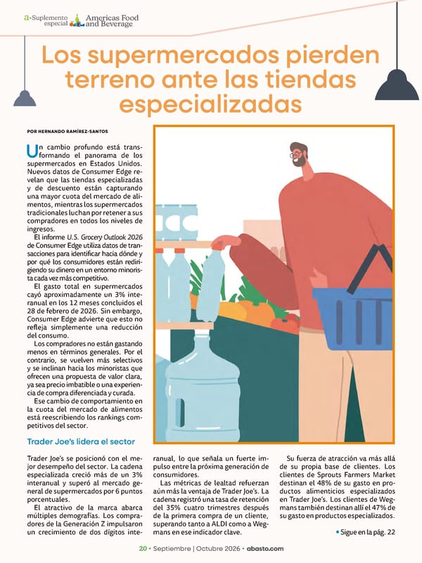 Abasto Magazine Septiembre / Octubre 2026 - Page 86