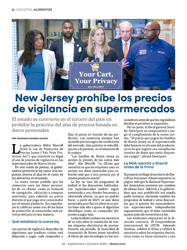 Abasto Magazine Septiembre / Octubre 2026 - Page 96