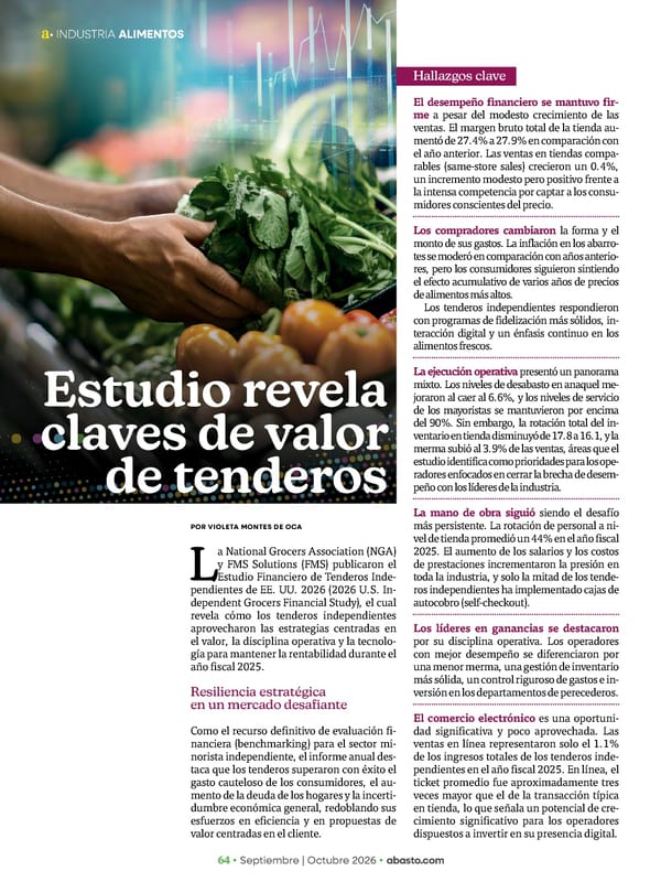 Abasto Magazine Septiembre / Octubre 2026 - Page 104
