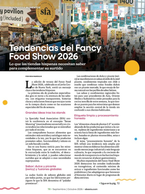 Abasto Magazine Septiembre / Octubre 2026 - Page 110