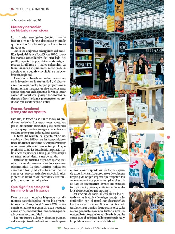 Abasto Magazine Septiembre / Octubre 2026 - Page 112