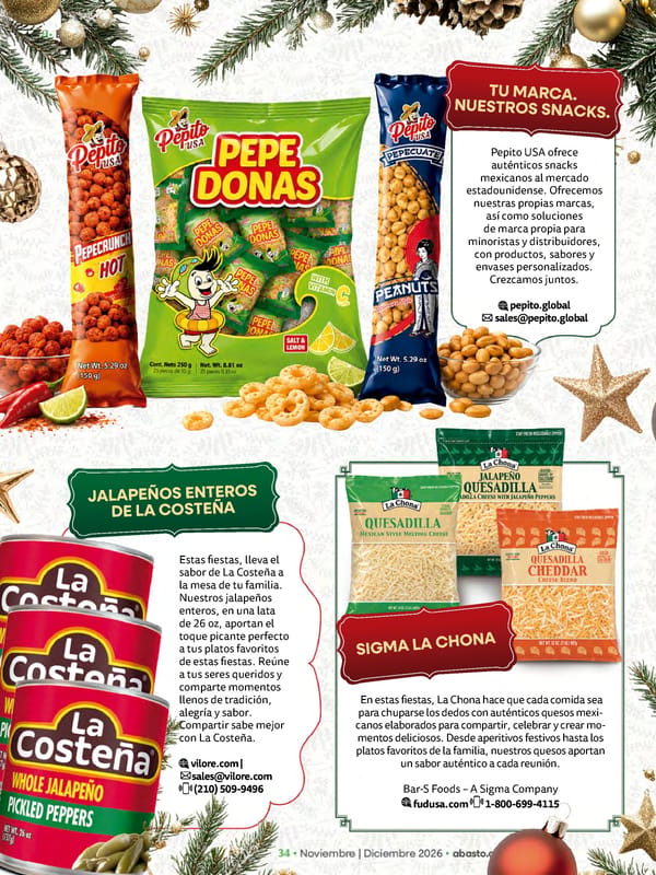 Abasto Magazine Noviembre | Dicembre 2026 ESPAÑOL - Page 34