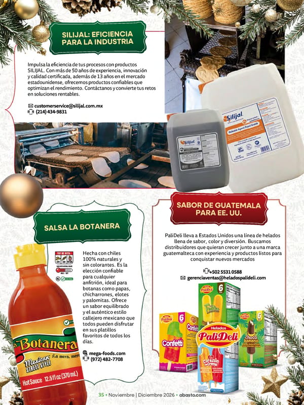 Abasto Magazine Noviembre | Dicembre 2026 ESPAÑOL - Page 35
