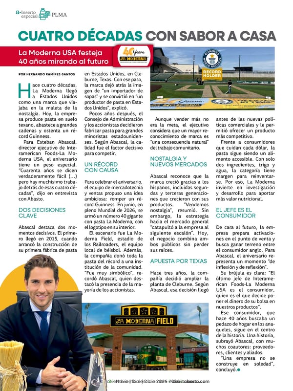 Abasto Magazine Noviembre | Dicembre 2026 ESPAÑOL - Page 52