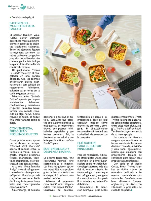 Abasto Magazine Noviembre | Dicembre 2026 ESPAÑOL - Page 58