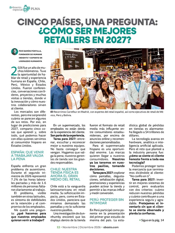 Abasto Magazine Noviembre | Dicembre 2026 ESPAÑOL - Page 62