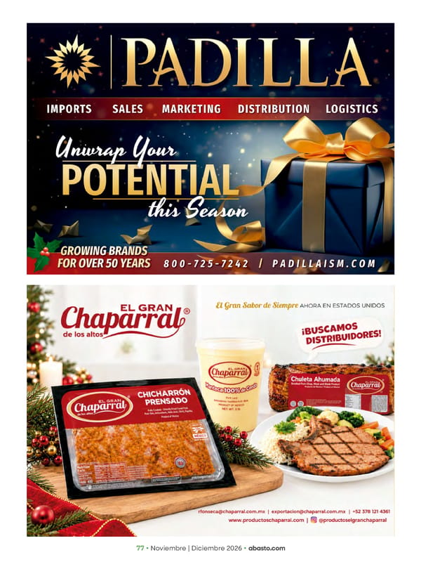 Abasto Magazine Noviembre | Dicembre 2026 ESPAÑOL - Page 93