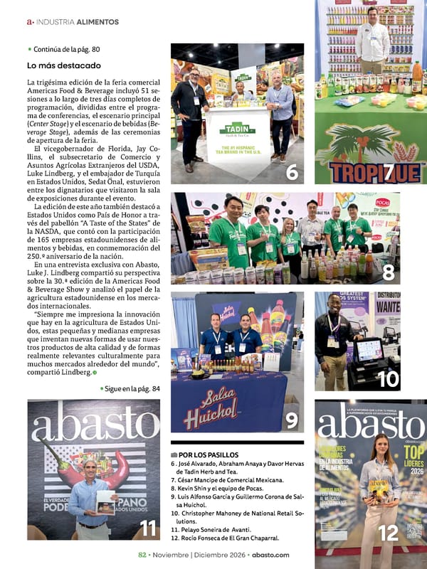 Abasto Magazine Noviembre | Dicembre 2026 ESPAÑOL - Page 98