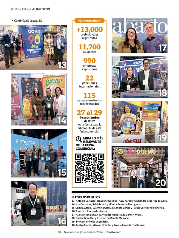 Abasto Magazine Noviembre | Dicembre 2026 ESPAÑOL - Page 100