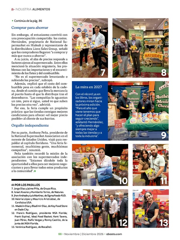 Abasto Magazine Noviembre | Dicembre 2026 ESPAÑOL - Page 104