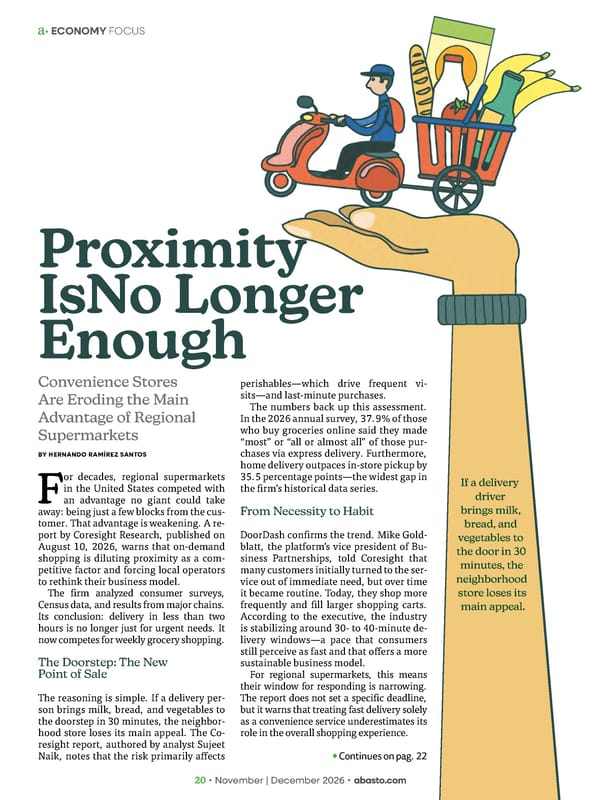 Abasto Magazine November | December 2026 ENGLISH - Page 20