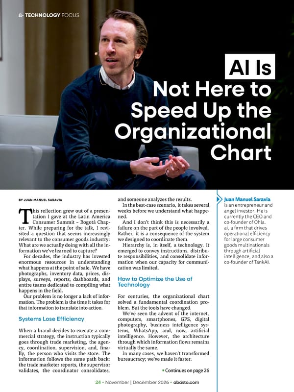 Abasto Magazine November | December 2026 ENGLISH - Page 24