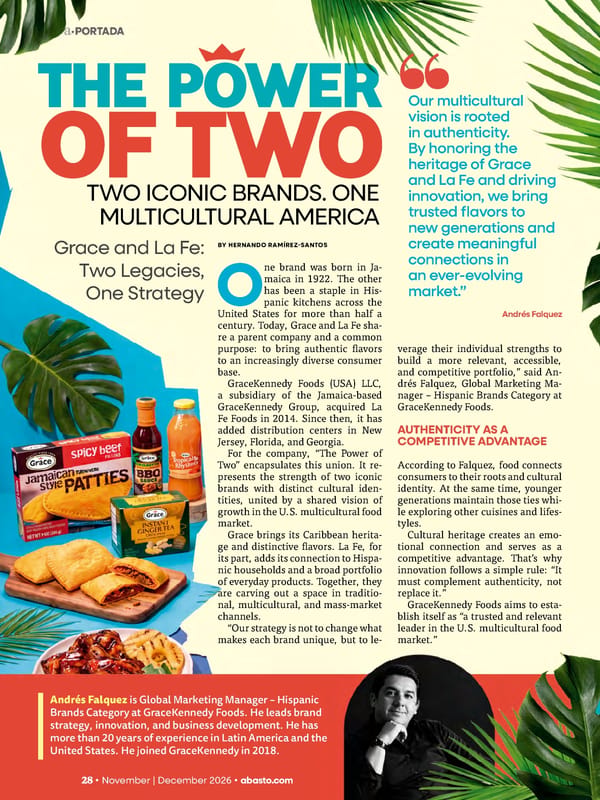 Abasto Magazine November | December 2026 ENGLISH - Page 28