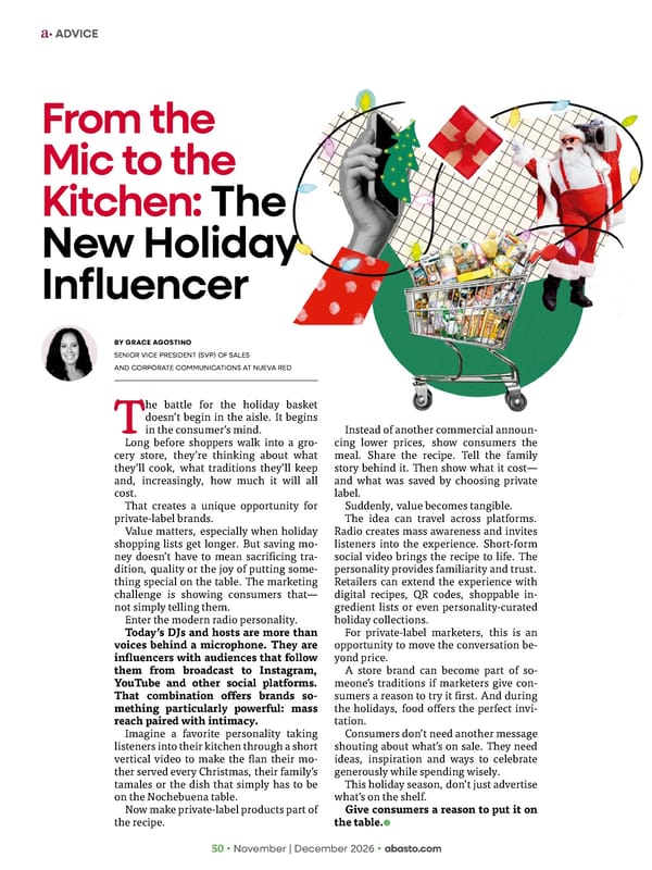 Abasto Magazine November | December 2026 ENGLISH - Page 50