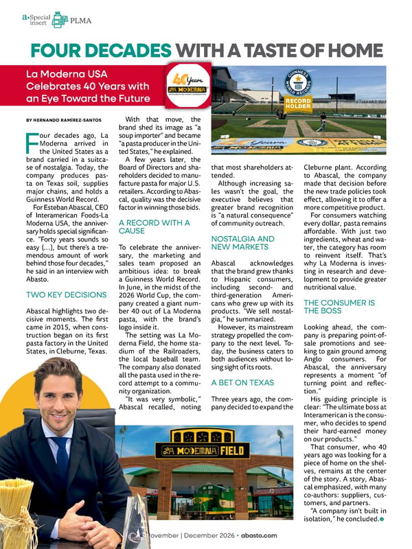 Abasto Magazine November | December 2026 ENGLISH - Page 52