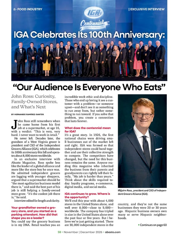 Abasto Magazine November | December 2026 ENGLISH - Page 74
