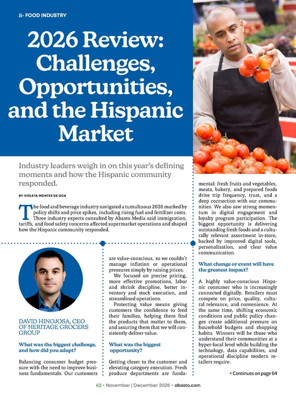 Abasto Magazine November | December 2026 ENGLISH - Page 78