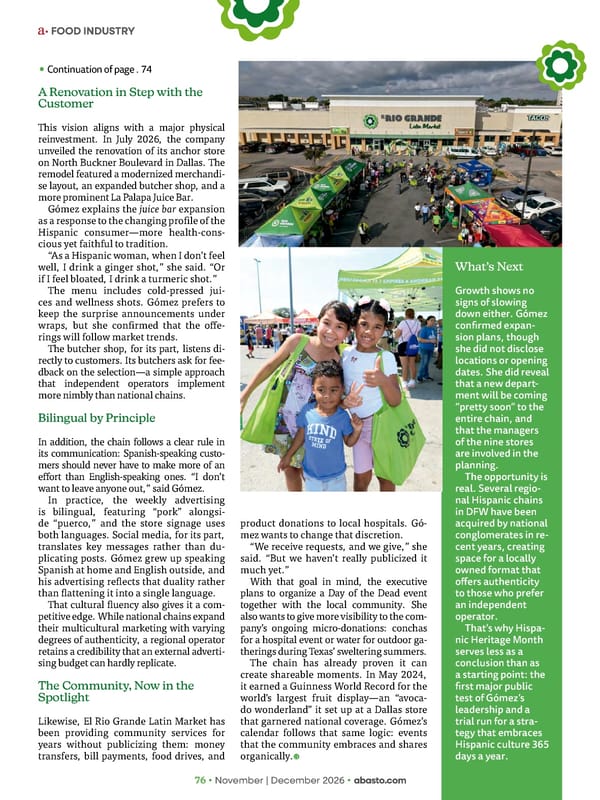 Abasto Magazine November | December 2026 ENGLISH - Page 92